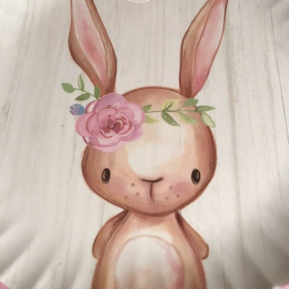 Rabbit Melamine Large Plate Tray Easter Spring - Picture 3 of 9